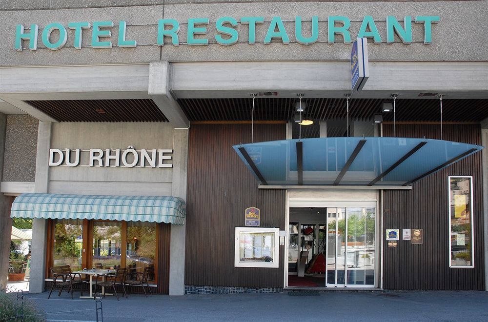 Hotel Du Rhone Sion Exteriör bild