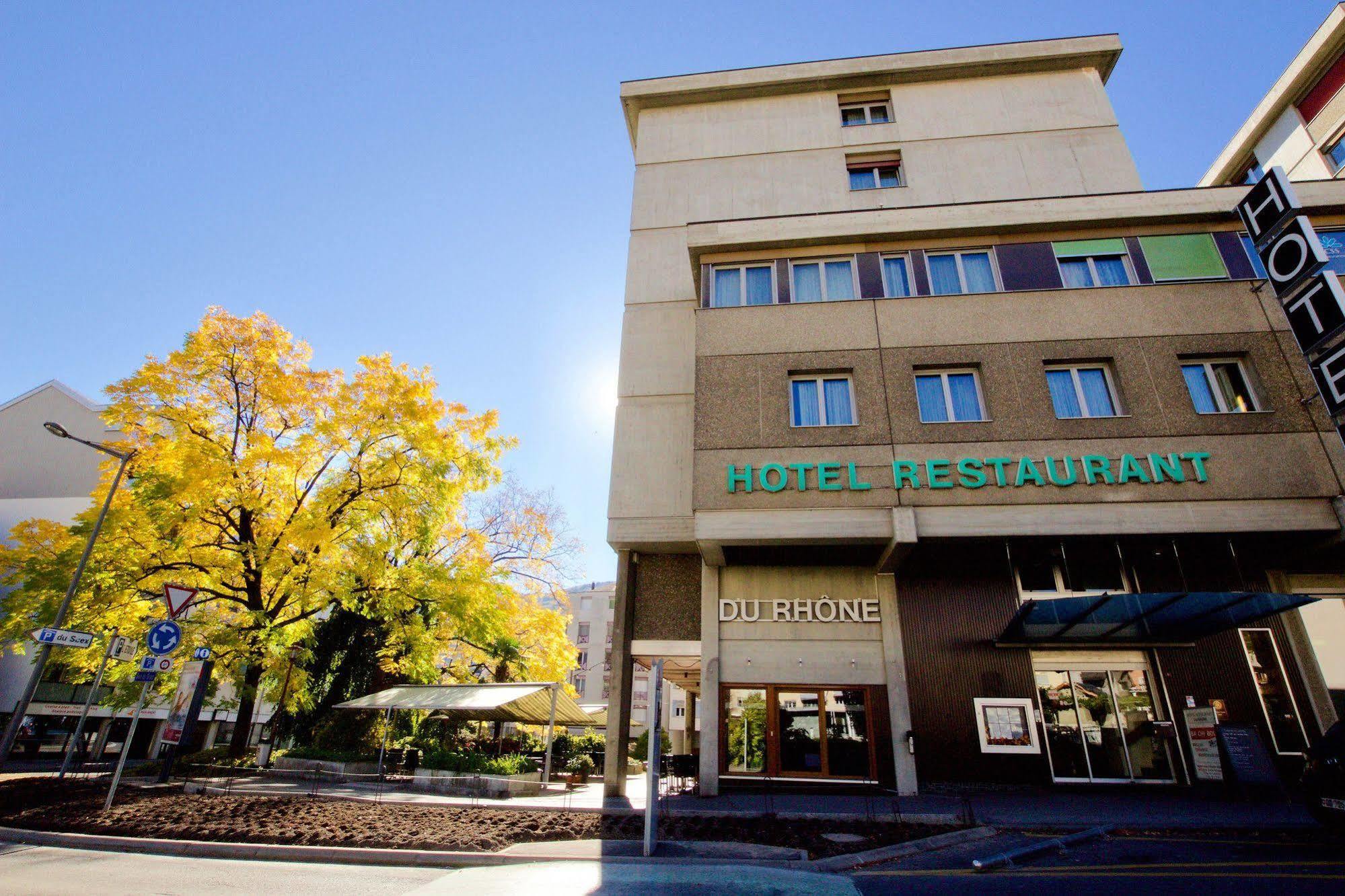 Hotel Du Rhone Sion Exteriör bild